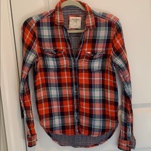 Abercrombie and Fitch button down plaid